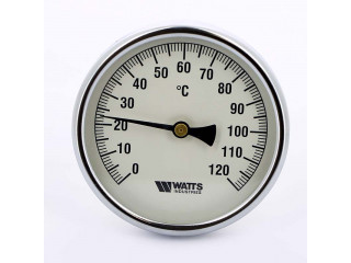 Термометр биметаллический F+R801 WATTS Ind 100мм 120°C гильза 50мм