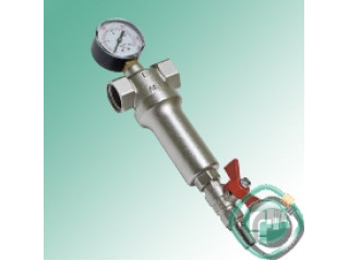 ALT-Z Промывной фильтр механической очистки воды с манометром В-В  3/4