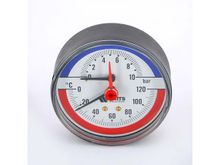 Термоманометр аксиальный F+R818 WATTS Ind 10 бар 120°C 1/2